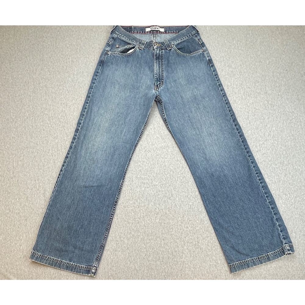 Mavi Jeans Mens 30x 32 Blue 100%‎ Cotton 495 Madmax X-tra Wide Full